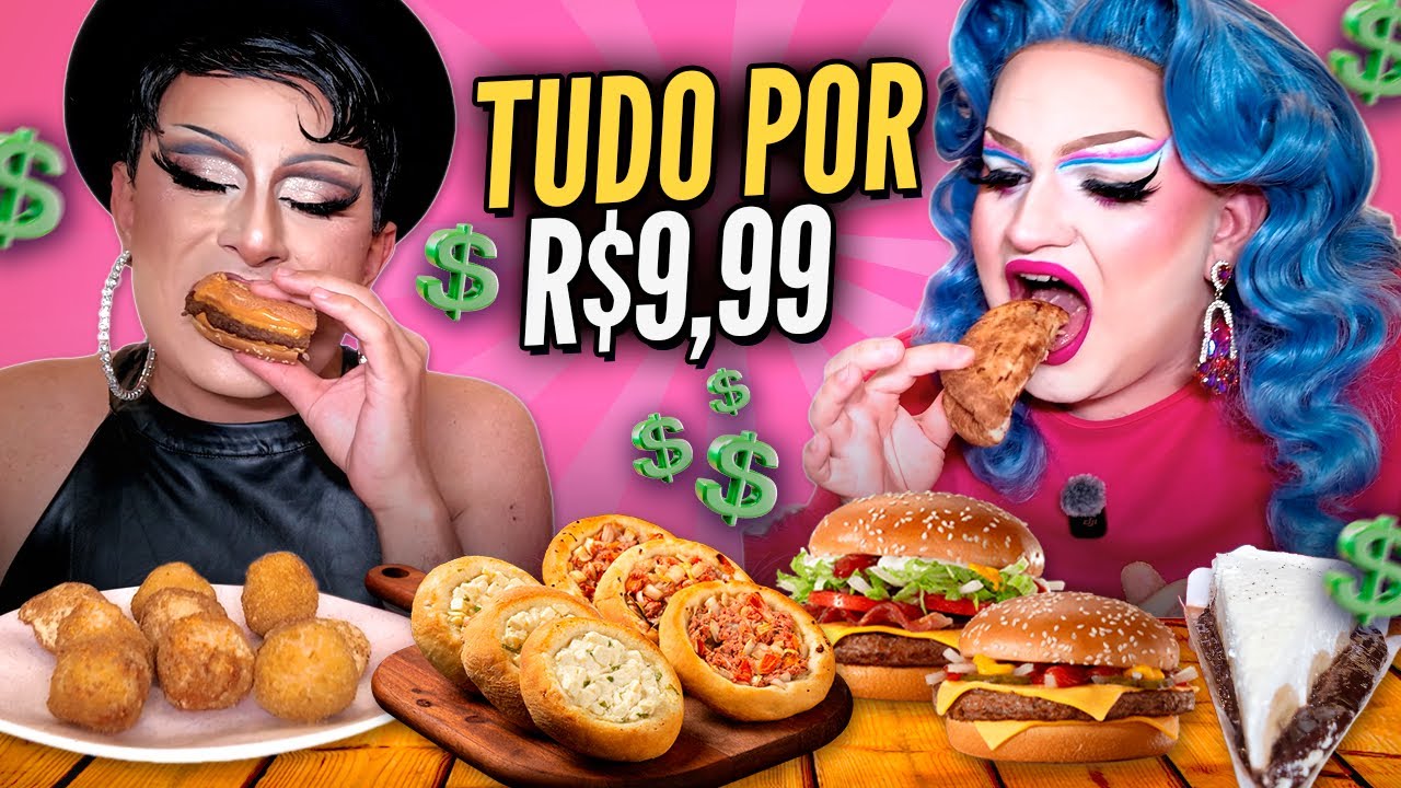 TUDO que COMEMOS por R$ 9,99 no DELIVERY