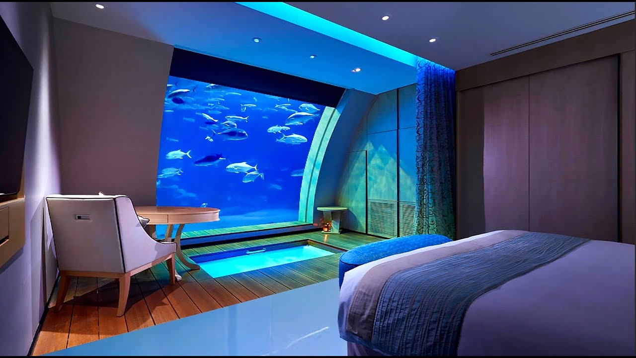 Luxury Underwater Resort Ambience ASMR Relaxing Video