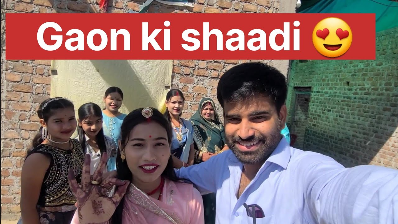 Gaon ki shaadi 😍 