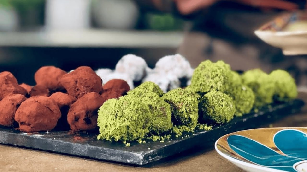 Bombones veganos hechos en casa
