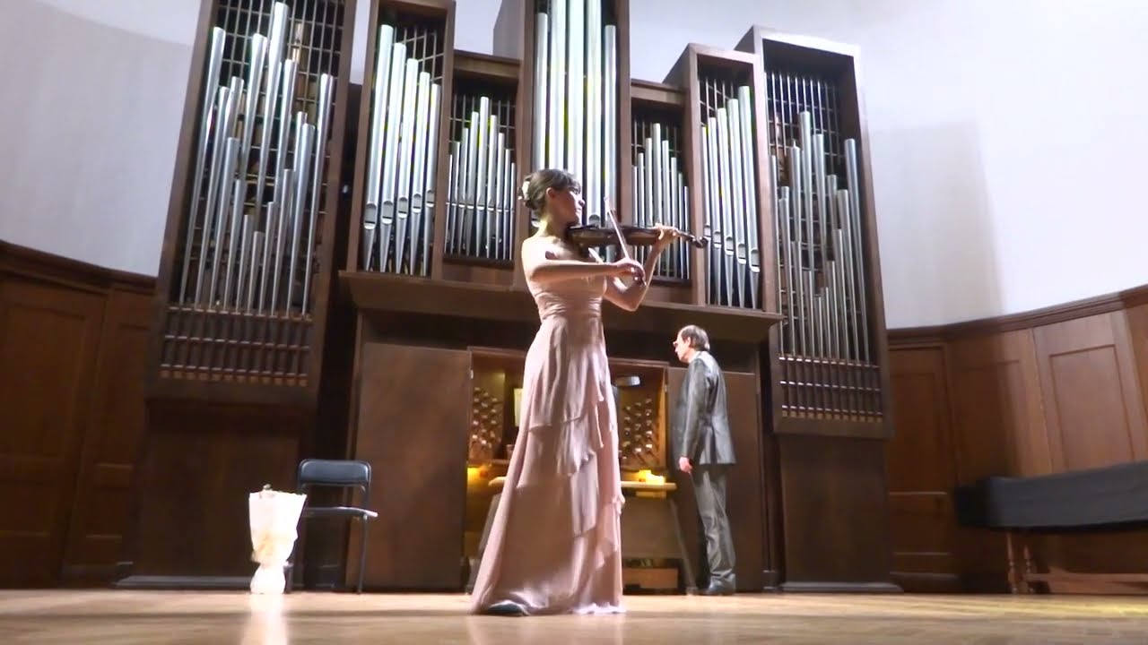 Handel Sonata for violin & basso continuo#6 Victoria Tulskaya(violin),Vladimir Skomorokhov(organ)