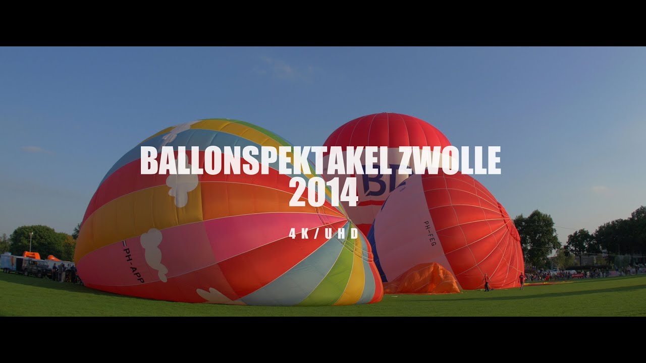 Hot Air Balloon Festival 4K/UHD | Ultra-HD | 4K Resolution | Digital Cinema | Ballonspektakel Zwolle
