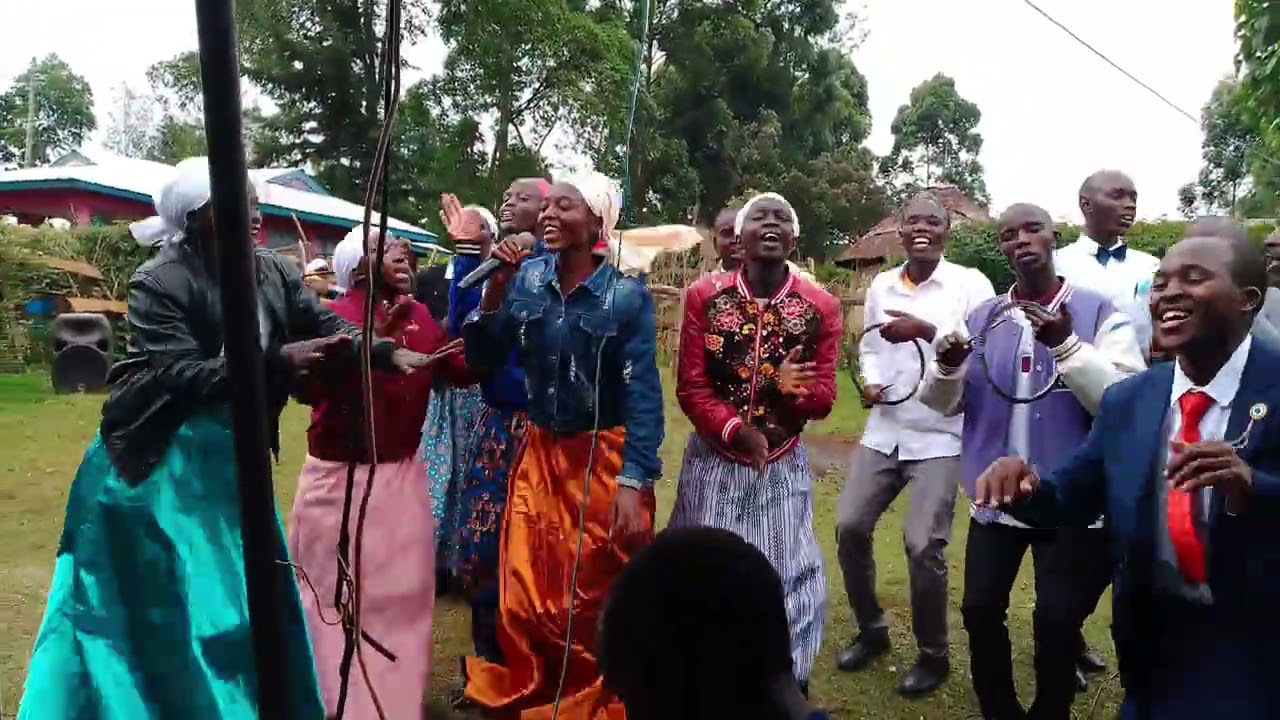Messianic of Jerusalem  church of God  Nandi kiminda performing his duty at Ngariet sosiot kericho