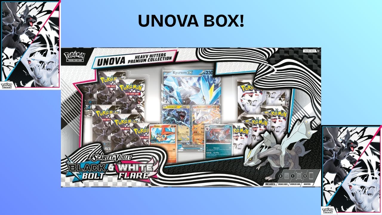 Коробка UNOVA от COSTCO!! Открываю Black Bolt и White Flare после небольшого перерыва.