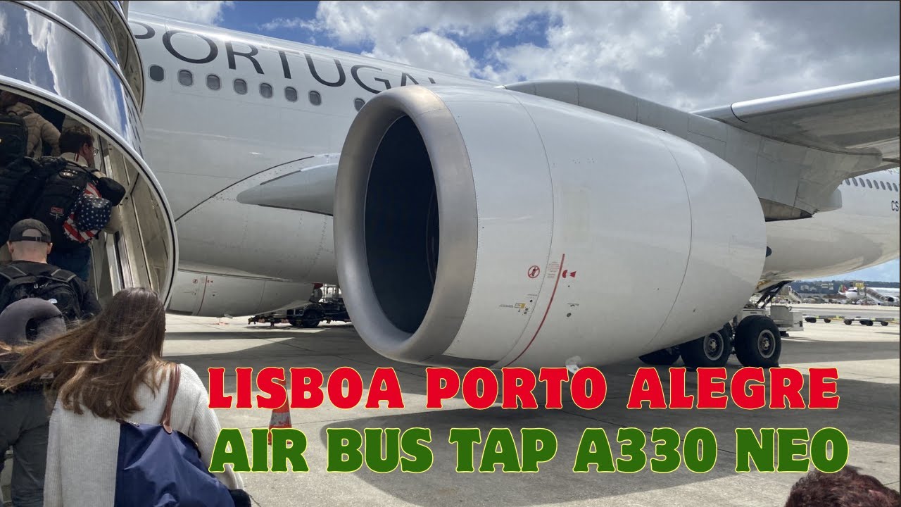 IMAGENS INCRÍVEIS, LISBOA PORTO ALEGRE NO AIR BUS A330NEO TAP PORTUGAL.
