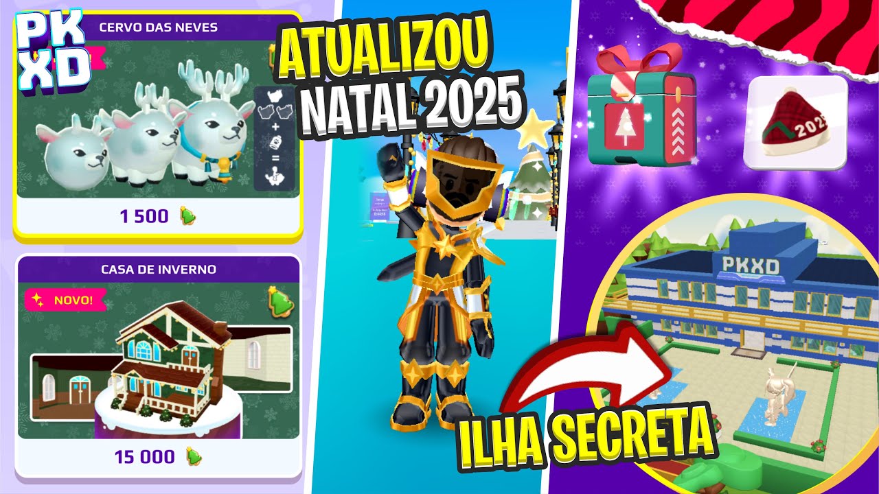 🎄 PK XD UPDATED! CHRISTMAS 2025 FREE ITEMS, FREE GEMS, NEW SURPRISE ISLAND, NEW ARMOR