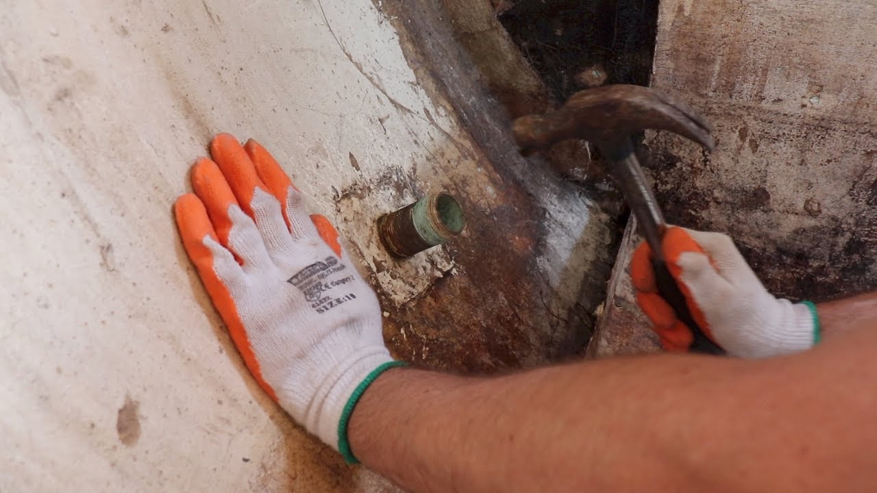 Removing Thru Hulls and Rotten Plywood - Episode 5 - DIY Free Sailboat Refit