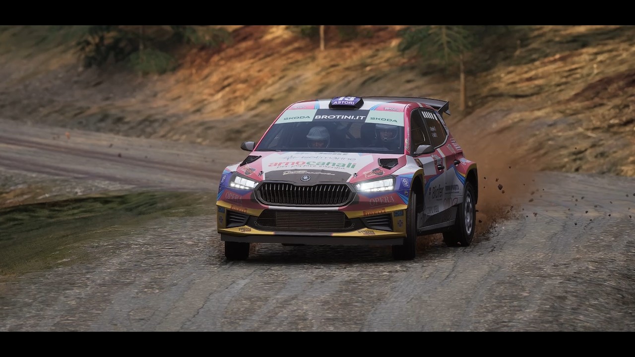 Assetto Corsa Rally 0.3. Wales. Skoda Fabia Rally2.