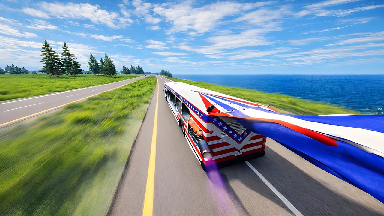 Instant 500 MPH Blast #1 - Which BeamNG Car Survives the Farthest?