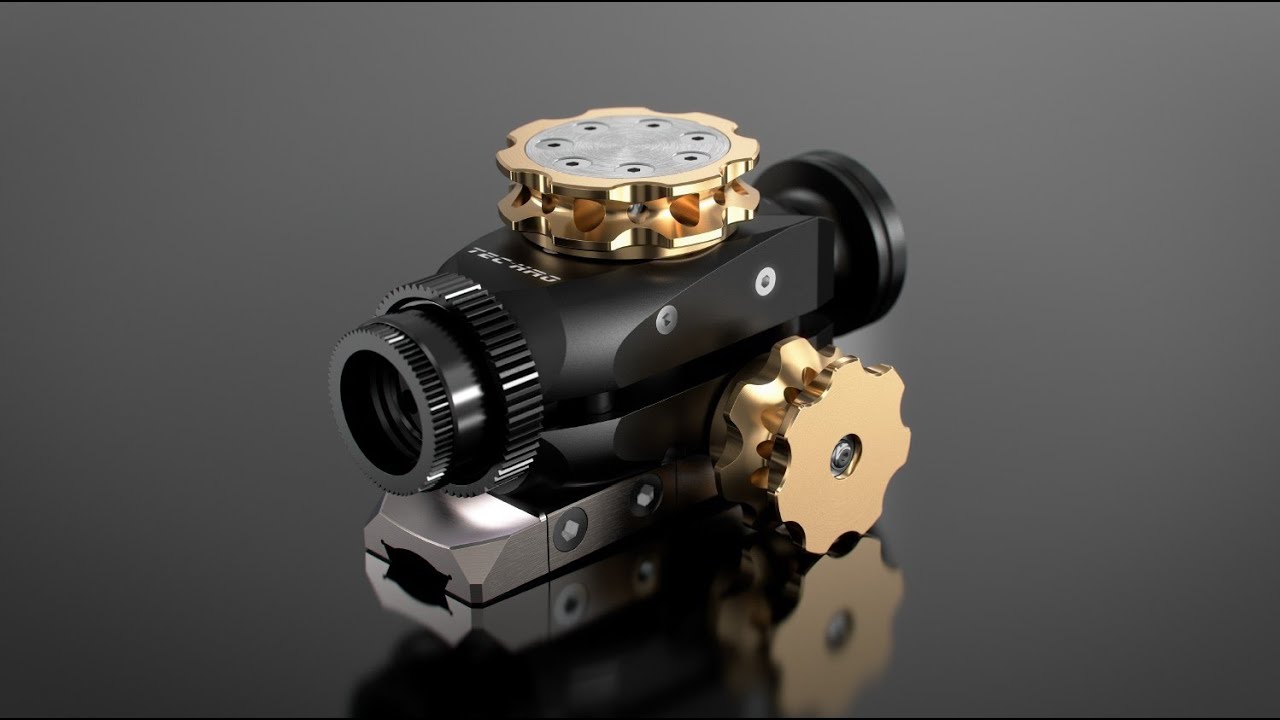 "TEC-HRO bi-lux" Präzisions-Diopter 60er Klick -zusätzlichem Zentrier-Ring zur Präzisionssteigerung