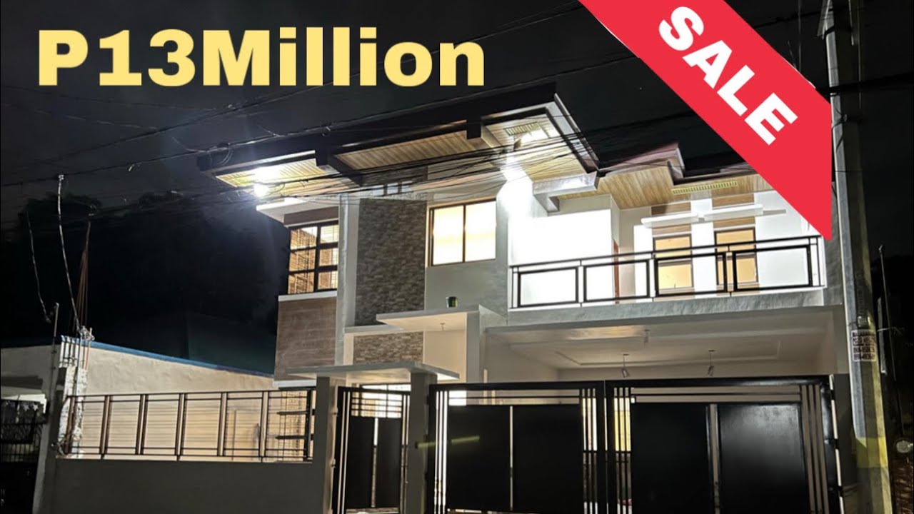 House Guide 54|| Single New House and Lot for Sale in Cainta Rizal 6 Bedrooms 6 Toilet 2 car Garage
