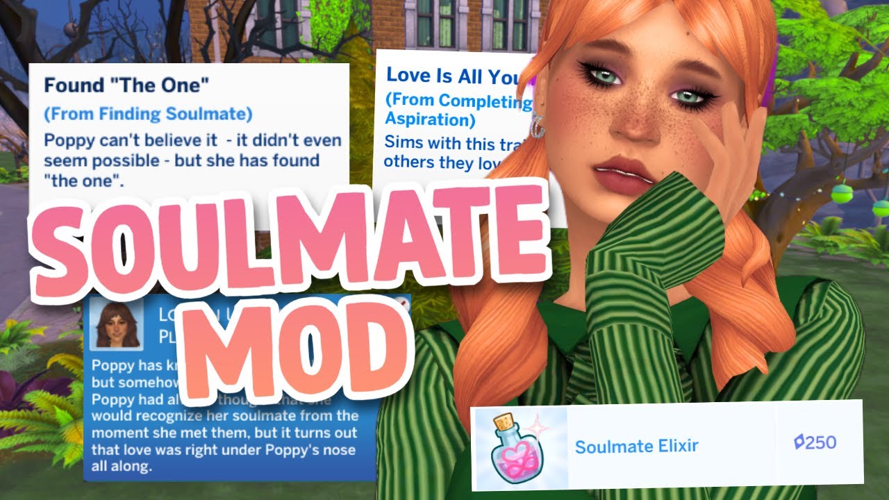 NEW ROMANCE MOD! this mod adds soulmates for the sims 4💞