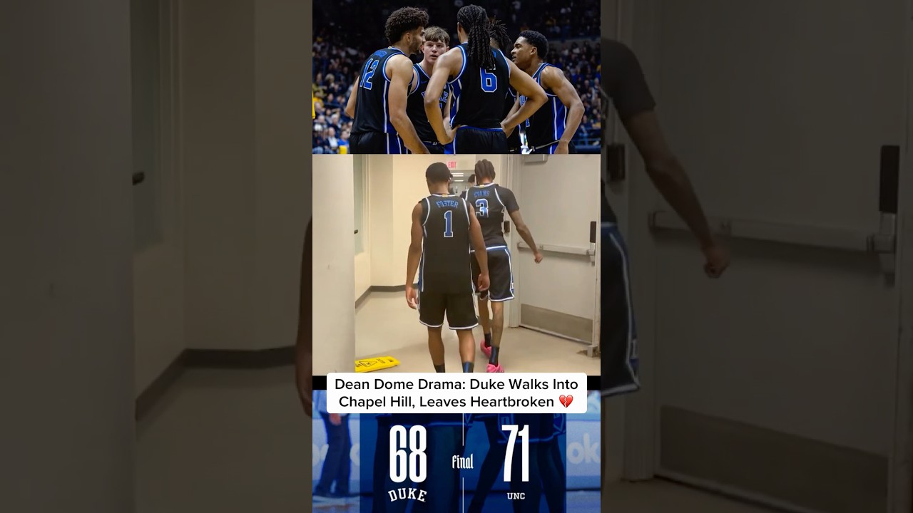 Dean Dome Drama: Duke Walks Into Chapel Hill, Leaves Heartbroken #basketball #unc #tarheels