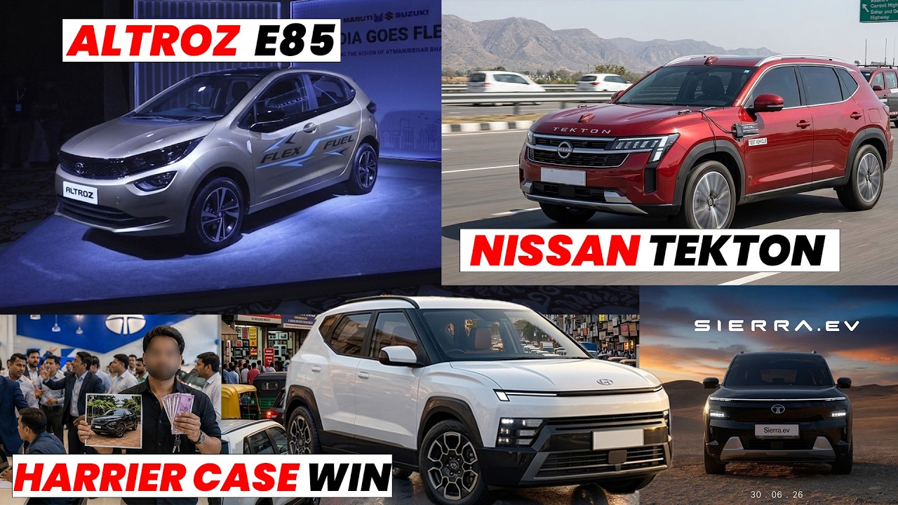 Tata Harrier Case, Sierra EV, WagonR Flex Fuel, Tata Sierra CNG,Nissan Tekton, Hyundai Bayon
