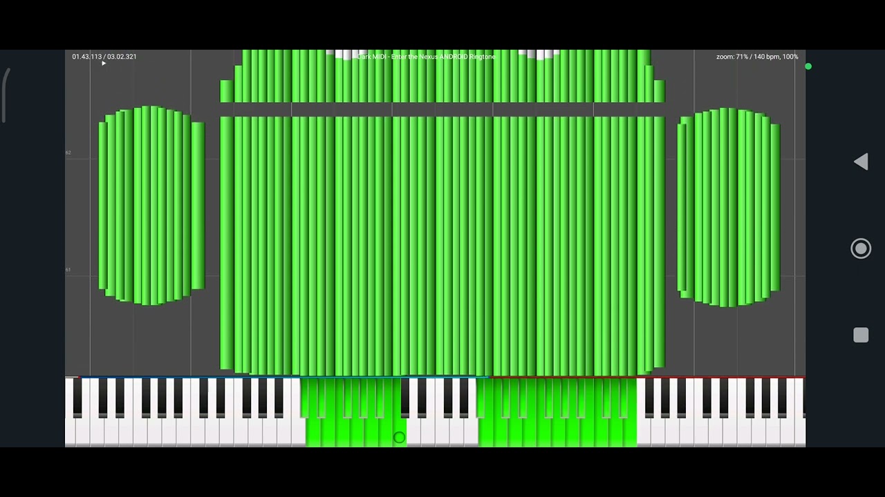 Dark MIDI Enter the Nexus ANDROID Ringtone by @MIDIPLAYER