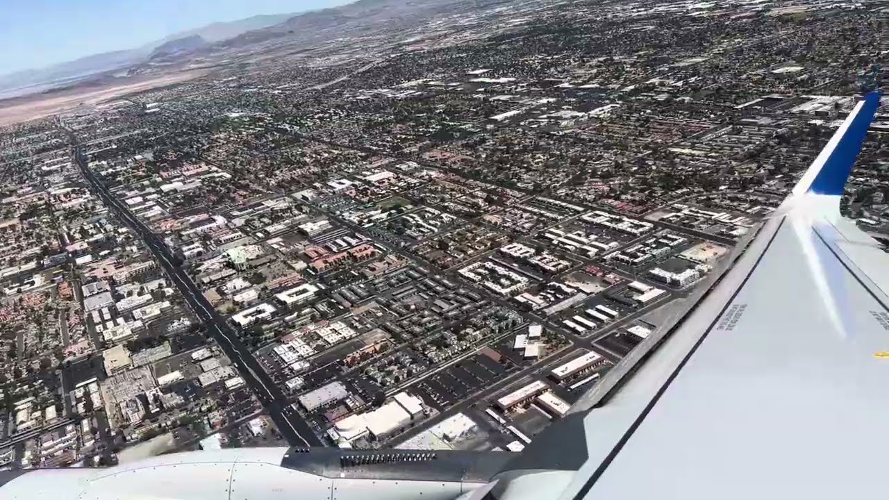 United A321neo Takeoff from Las Vegas (LAS)