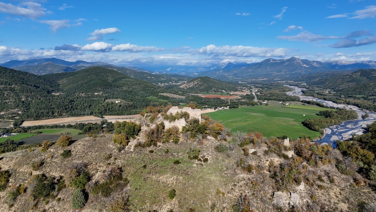 Balades autour de Digne - Le château de la Reine Jeanne et Chénerille - Alpes de Haute-Provence