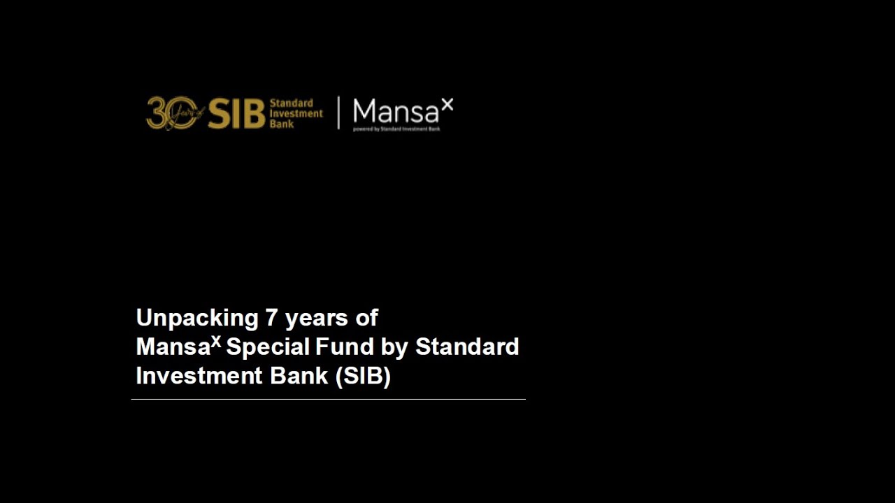 Webinar: Unpacking 7 Years of Mansa-X Special Fund