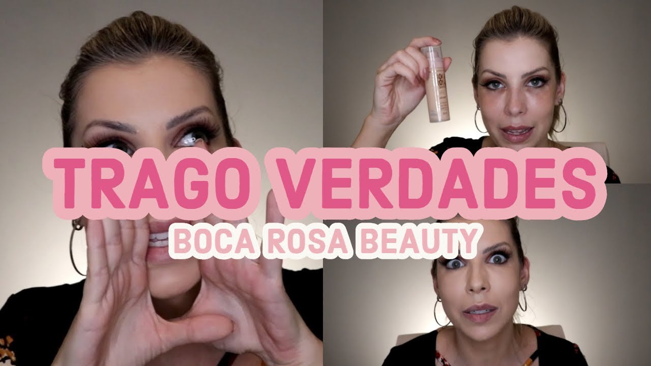 TESTEI A  BASE  BOCA ROSA BEAUTY