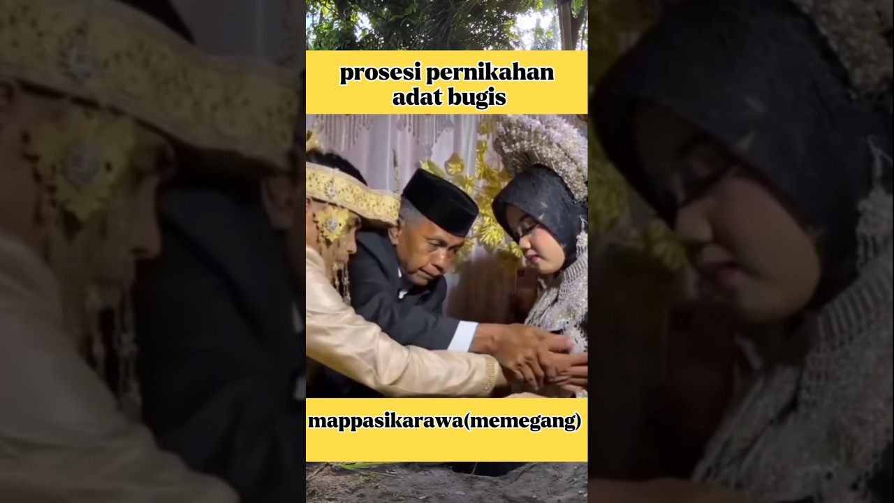 pernikahan adat Bugis#restu #nikah