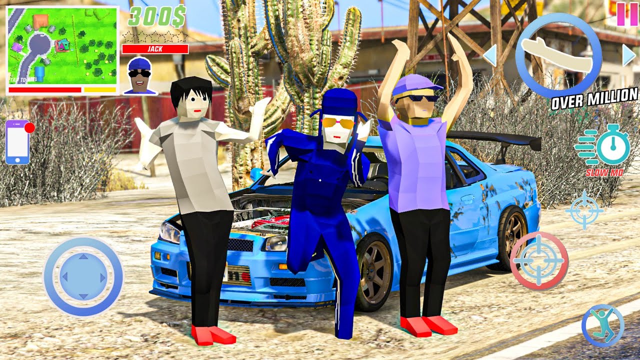 Соберитесь вместе, чтобы ограбить банк и разбогатеть на миллионы | Dude Theft Wars GTA 5