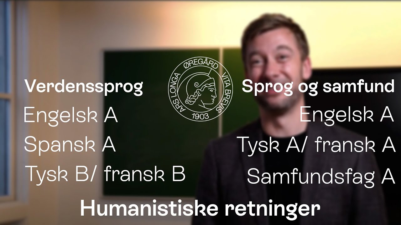 Studieretninger: Humanistiske retninger