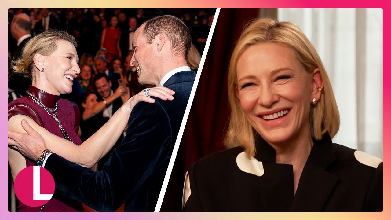 Cate Blanchett Talks Friendship With Prince William and Latest Thriller | Lorraine