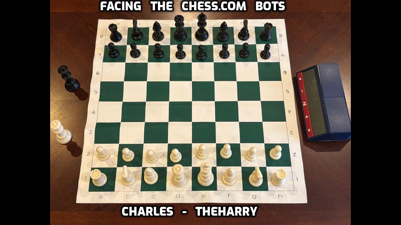 grecochess: Последняя попытка победить бота Charles (рейтинг 2000) черными фигурами