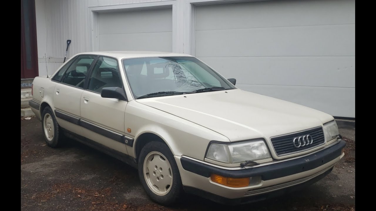 1990 Audi V8 Quattro Sunset POV Drive Straight Piped!