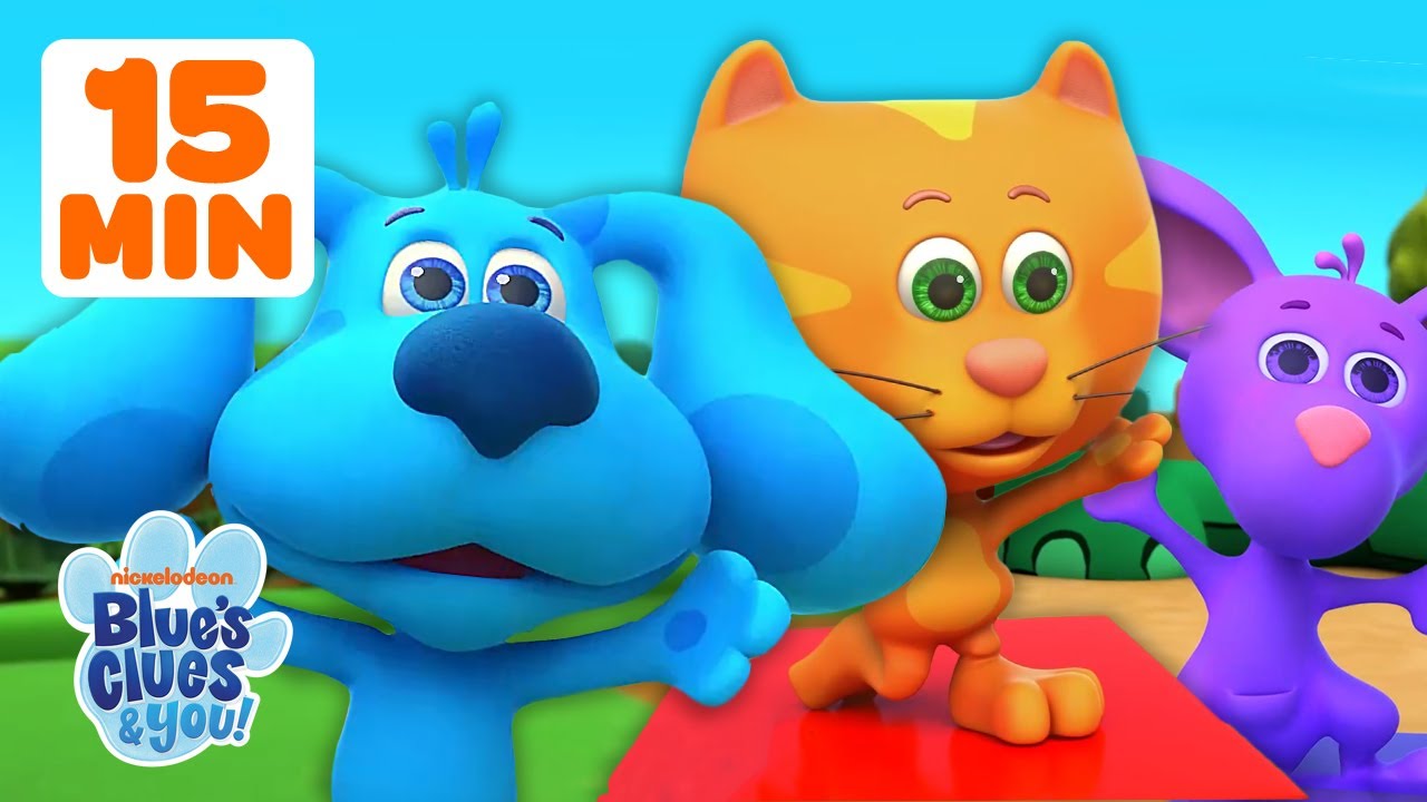The Yoga Song! w/ Blue & Orange Kitten + More Nursery Rhymes & Kids Songs | Blue’s Clues & You!