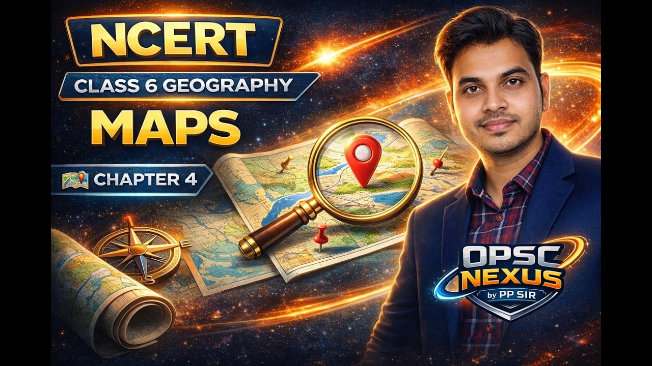 OPSC NEXUS by PP SIR. CLASS 6 GEOGRAPHY CHAPTER 4- MAPS .OPSC,OSSC,OSSSC.ODISHA OCS 2025,FUNDAMENTAL