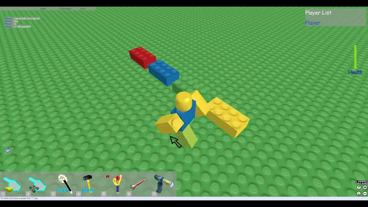 GreenMan Plays Roblox 2007