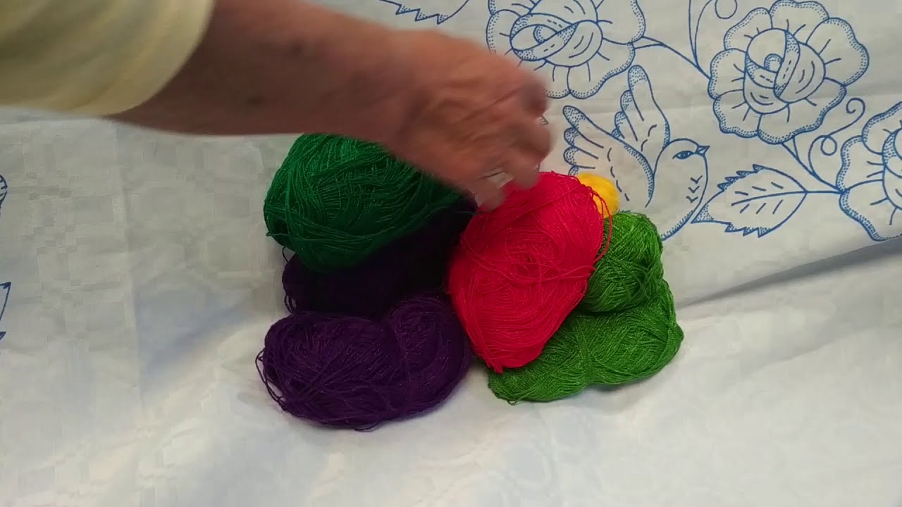 Les presento mi mantel de mesa que bordaré totalmente a mano