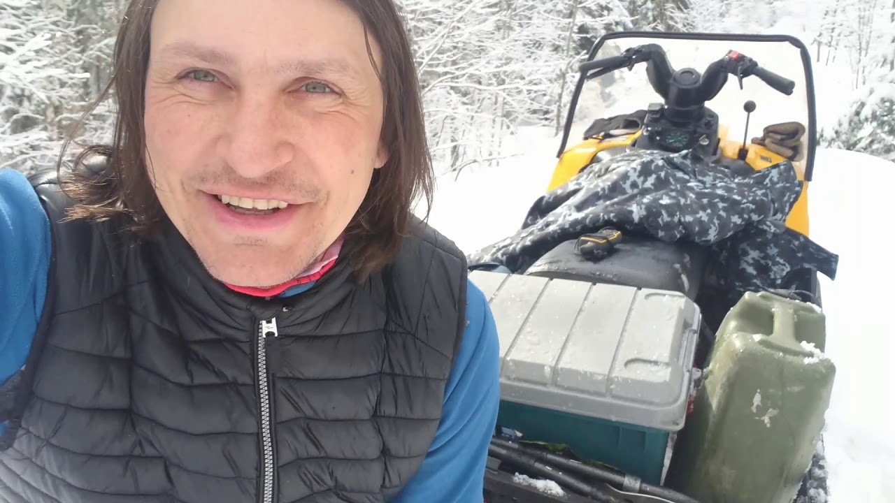 Ski doo alpine 2 лучший снегоход!Не выдержал, сорвался в лес на снегоходе!