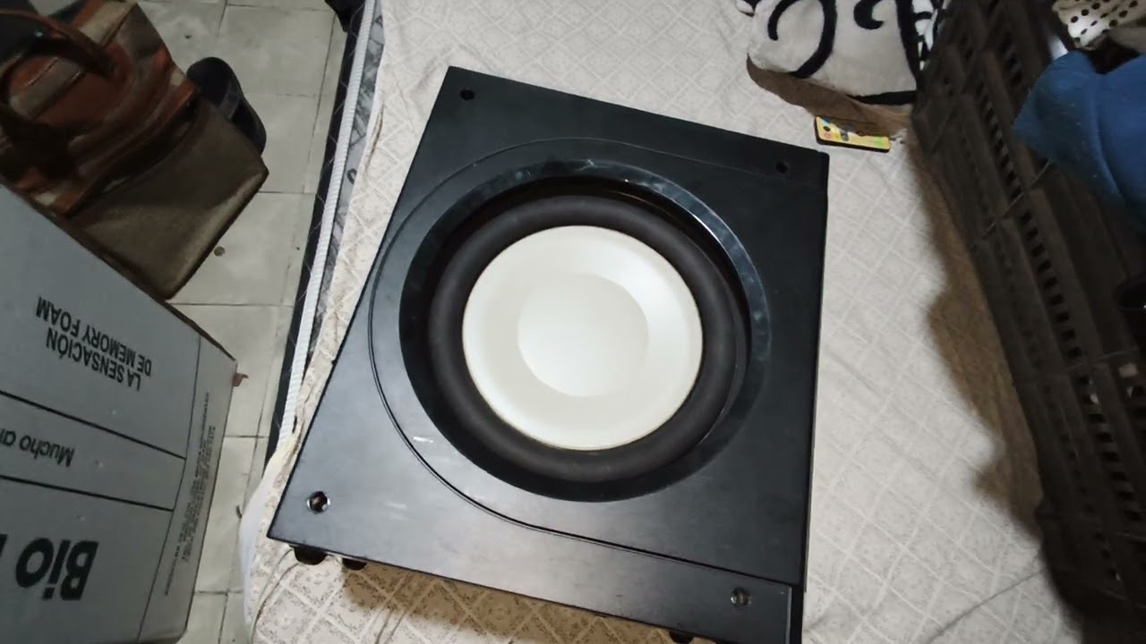 Prueba de sonido subwoofer Panasonic KELTON SUBWOOFER