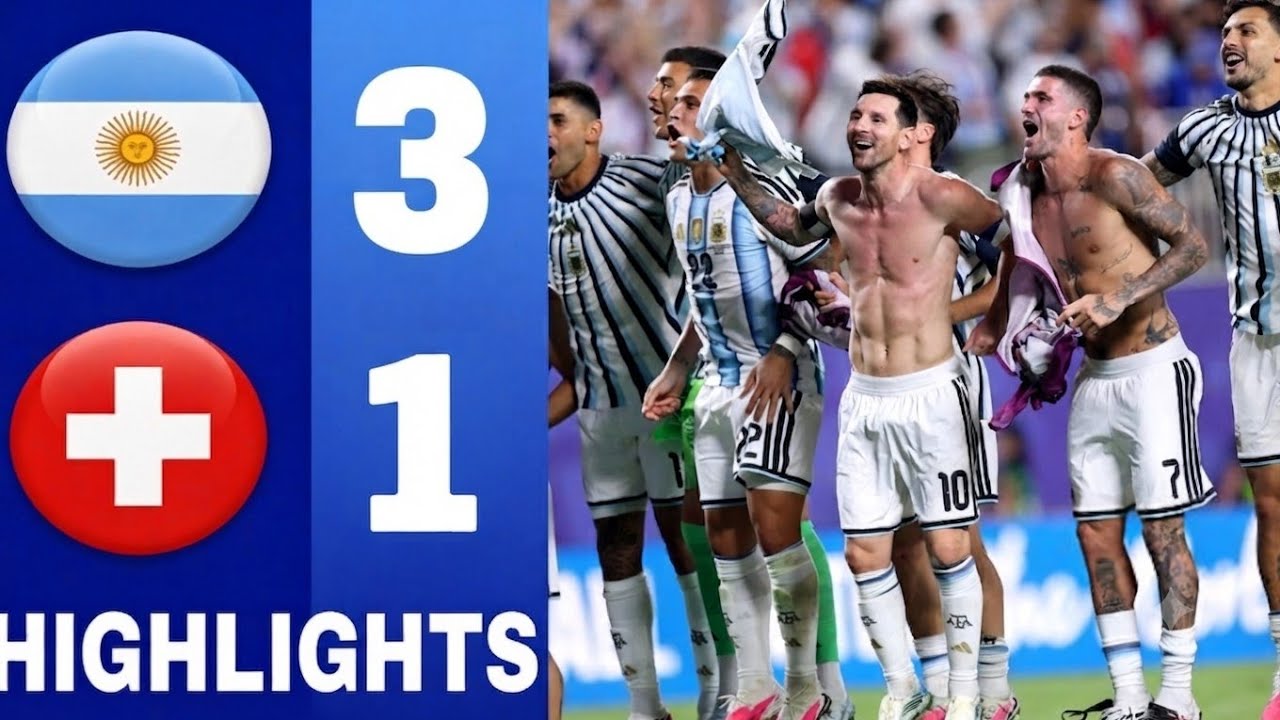 🇦🇷 Argentina 3-1 Switzerland (AET) | World Cup 2026 Quarter-Final Highlights ⚽🔥