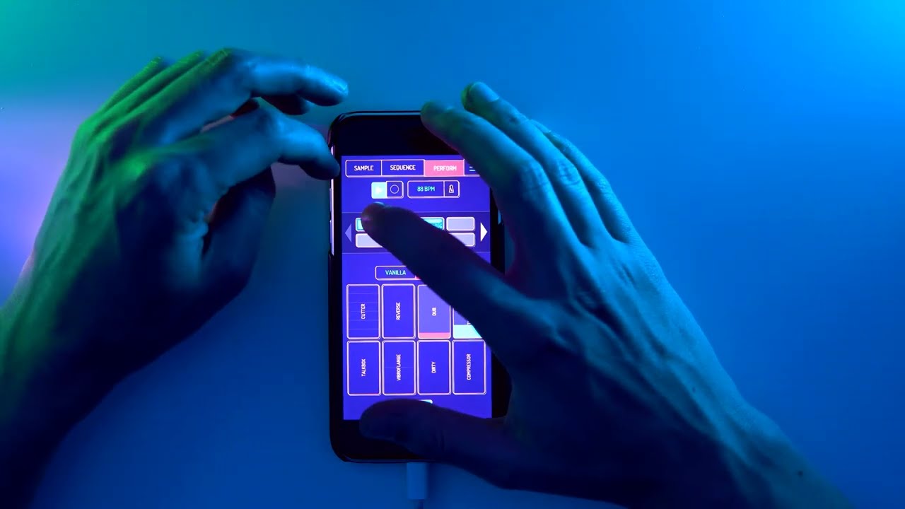 Making Lofi Ambient Beats - Creating Live on Koala Sampler iphone app