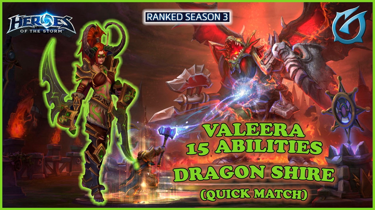 Grubby | Heroes of the Storm | Valeera 15 Abilities - Quick Match - Dragon Shire