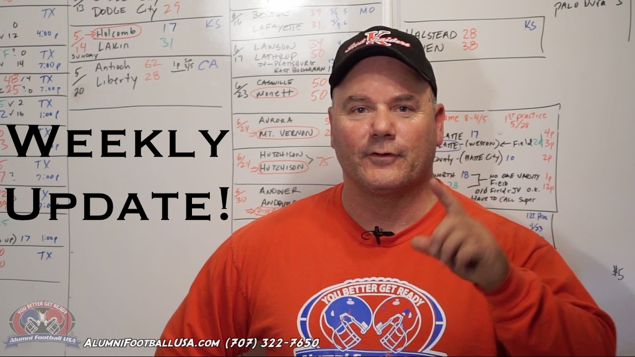 Alumni Football USA (Weekly Update) #1