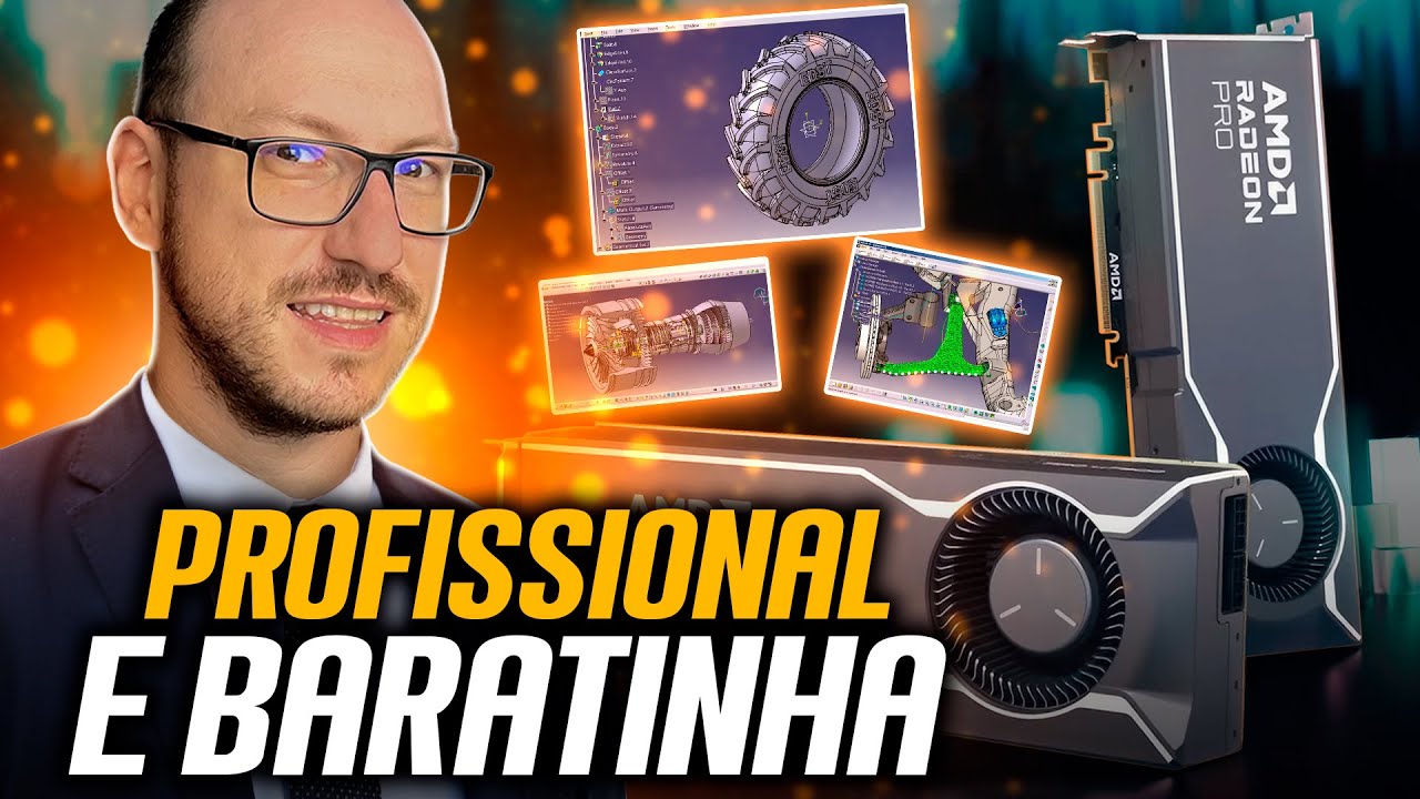 PLACAS PROFISSIONAIS agora MAIS BARATAS: AMD Radeon Pro W7600 e W7500