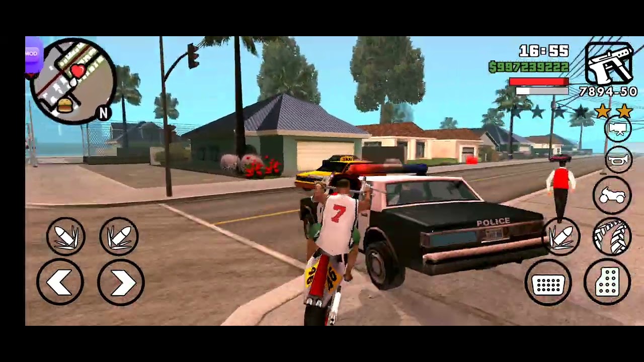 Fuga no gral nos polícias! #gtasanandreas