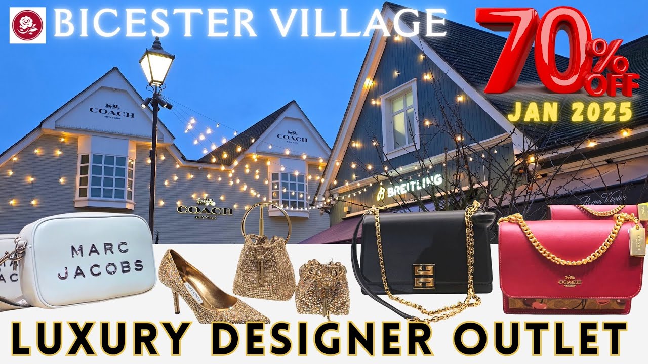 INSIDE BICESTER VILLAGE | Luxury Shopping Vlog 2025 CRAZY SALE | Coach, Boss, Jimmy Choo, Givenchy