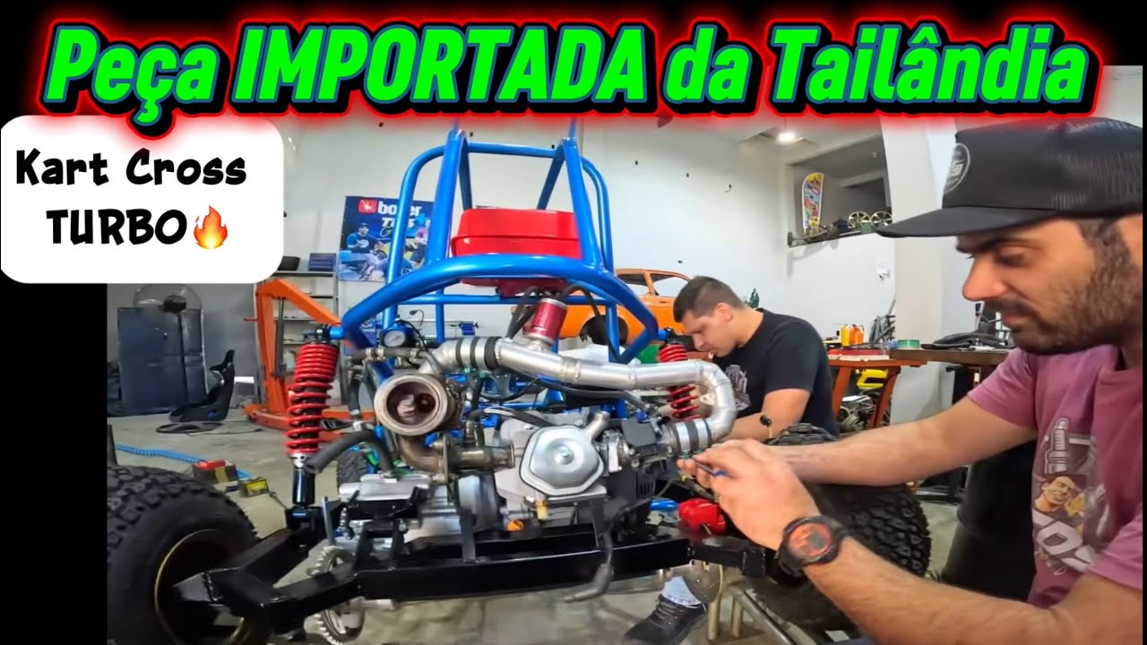 PEÇA da TAILÂNDIA no Kart Cross TURBO🔥😱BOXER DAY ja é no Sabado 04/10😱