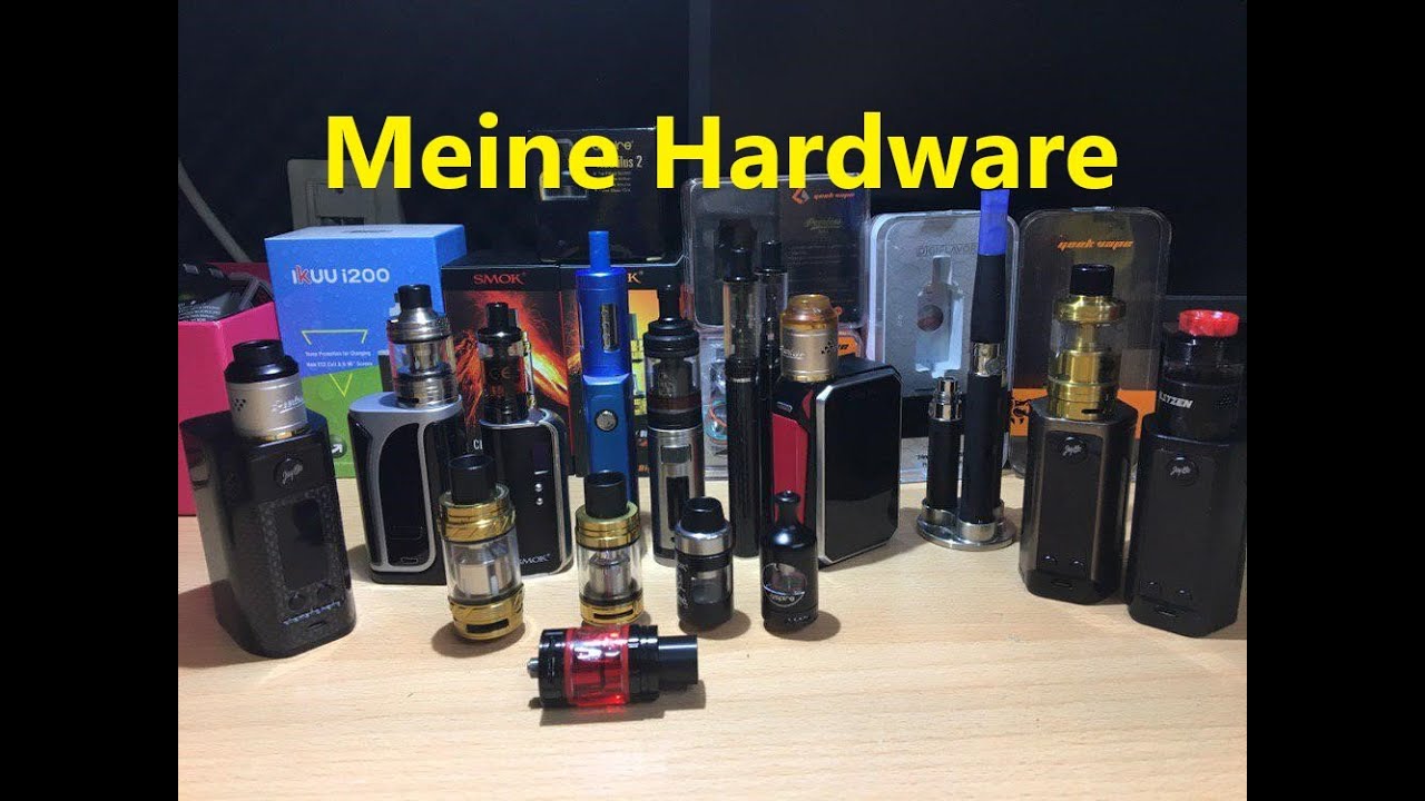 Meine kleine Sammlung an E-Zigaretten | Sascha MirWayne #VapeOn #Vaping #Dampfen #E-Shisha