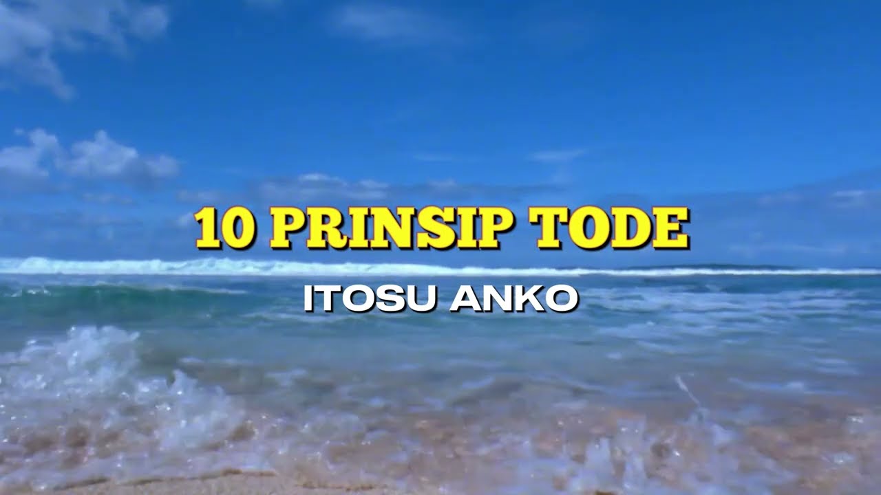 10 PRINSIP KARATE ITOSU ANKO 