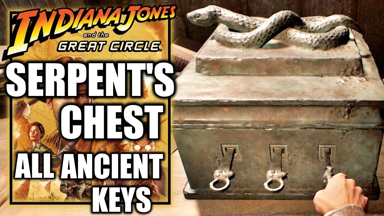 Indiana Jones and the Great Circle - The Serpent’s Chest - Find All the Ancient Keys