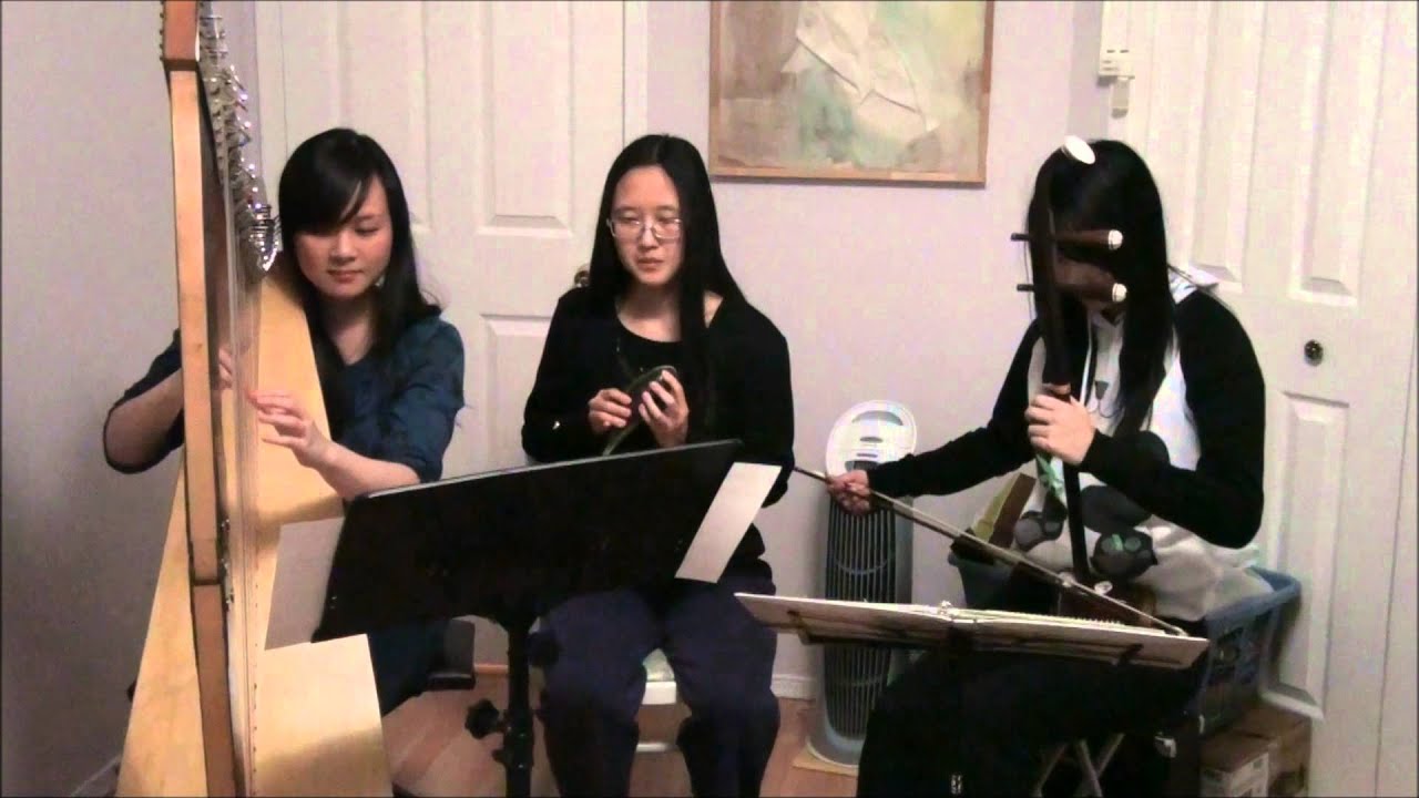 Legend of Ashitaka--Princess Mononoke (harp, ocarina, and erhu cover)