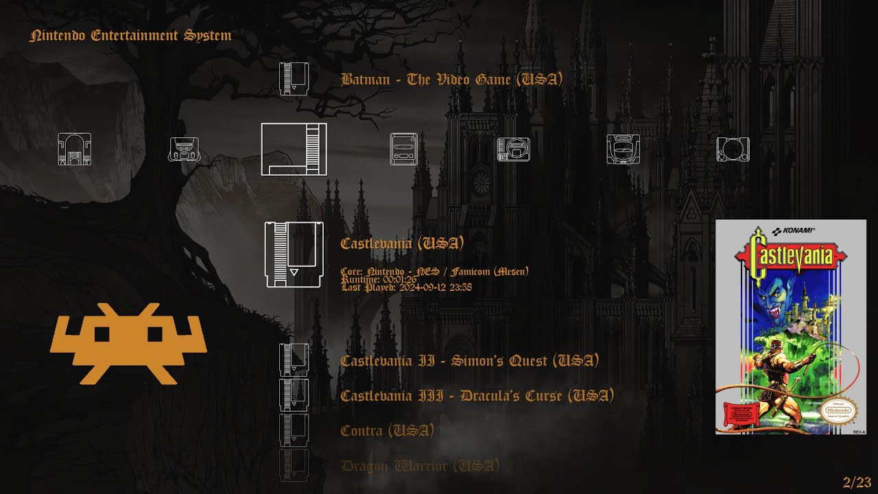 RetroArch Custom UI (backgrounds, playlists, icons, settings, etc)