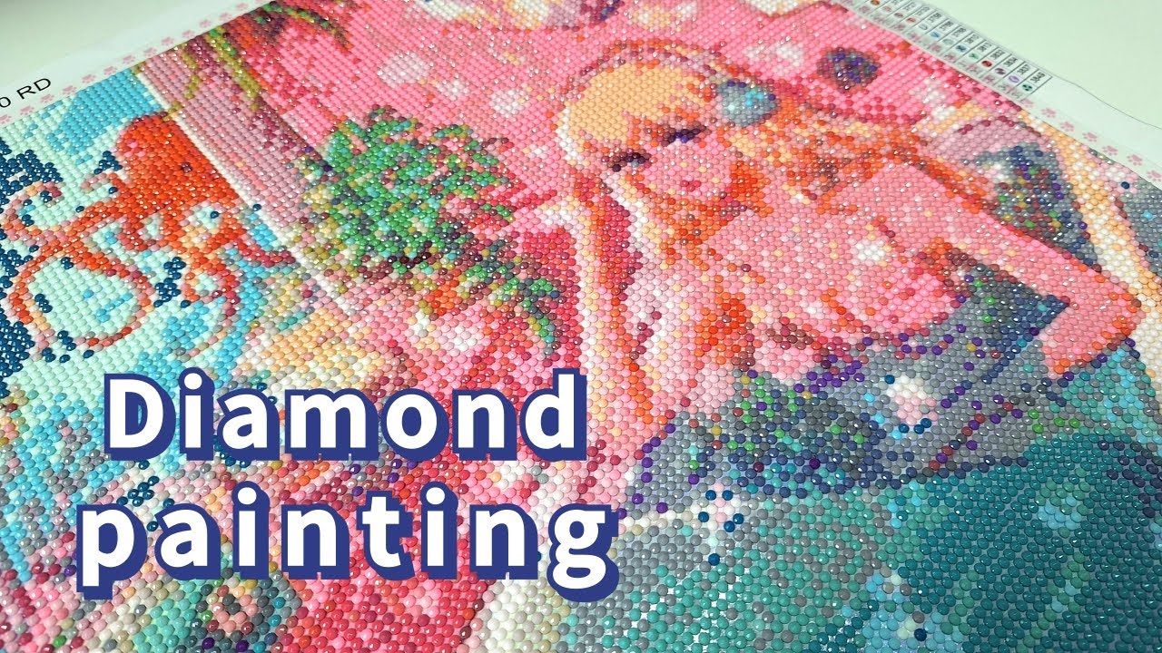 Diamond painting ASMR 보석십자수  #diamondpainting