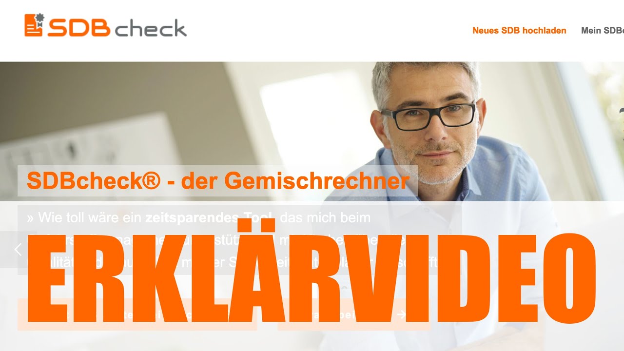 SDBcheck.de - Online Plausibilitätsprüfung für Sicherheitsdatenblätter
